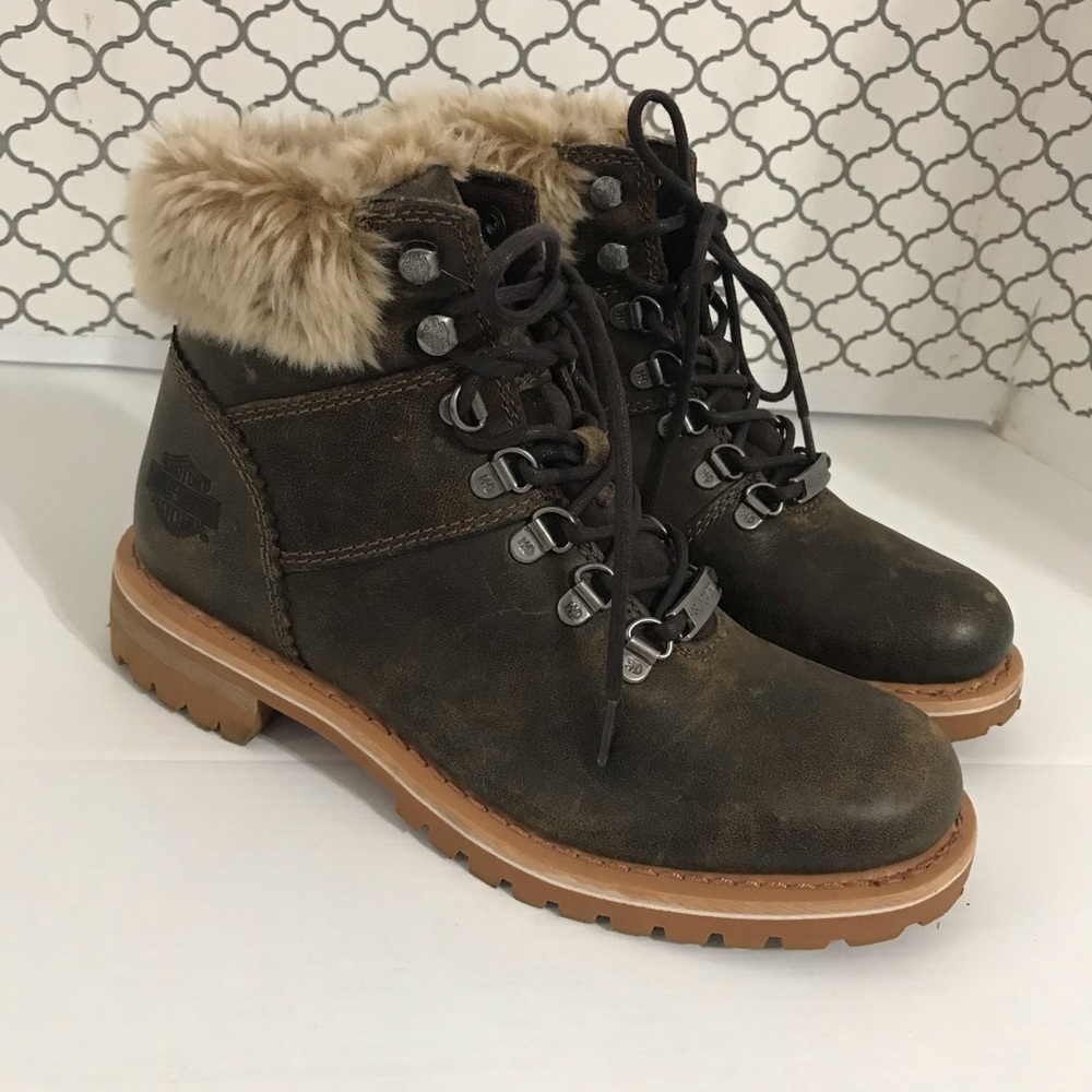 Harley-Davidson® Women's Benton 4.5-In Casual Fashion Boots Brown Size 8M